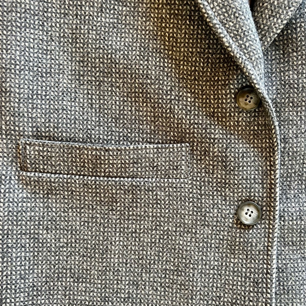Pendleton Gray Wool Blazer, Size 8 - image 4